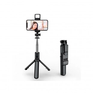 BASTÃO SELFIE 4LIFE TRIPOD LED WIRELESS FL188B